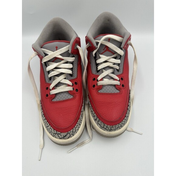Nike Shoes - Nike Air Jordan 3 Retro SE (GS) Unite’Fire Red Cement Grey CQ0488-600 Sz:5.5Y W7